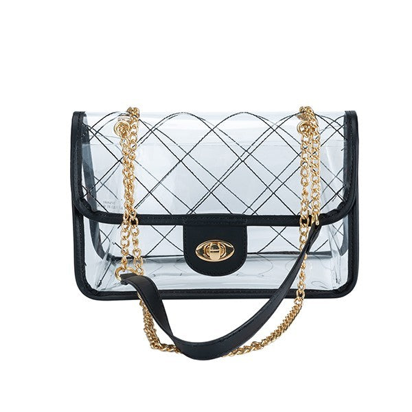 Clear Quilted PVC Bag