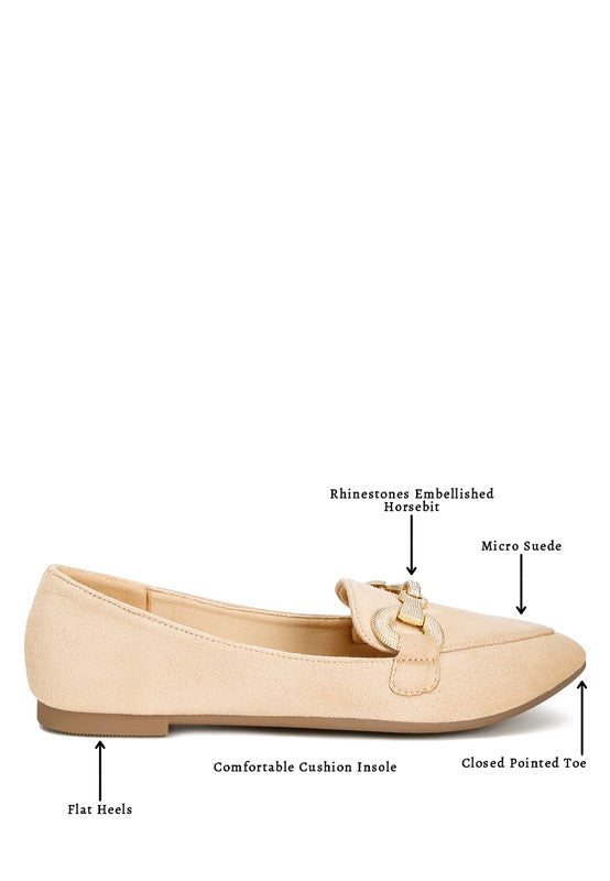 Fembot Horsebit Detail Flexible Loafers