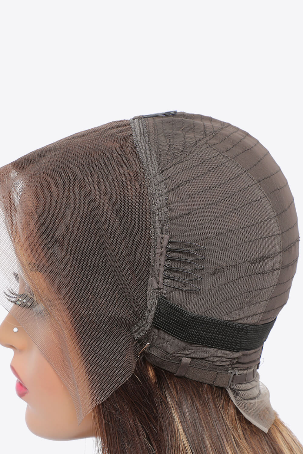 18" 160g Highlight Ombre #P4/27 13x4 Lace Front Wigs Virgin Hair 150% Density Trendsi