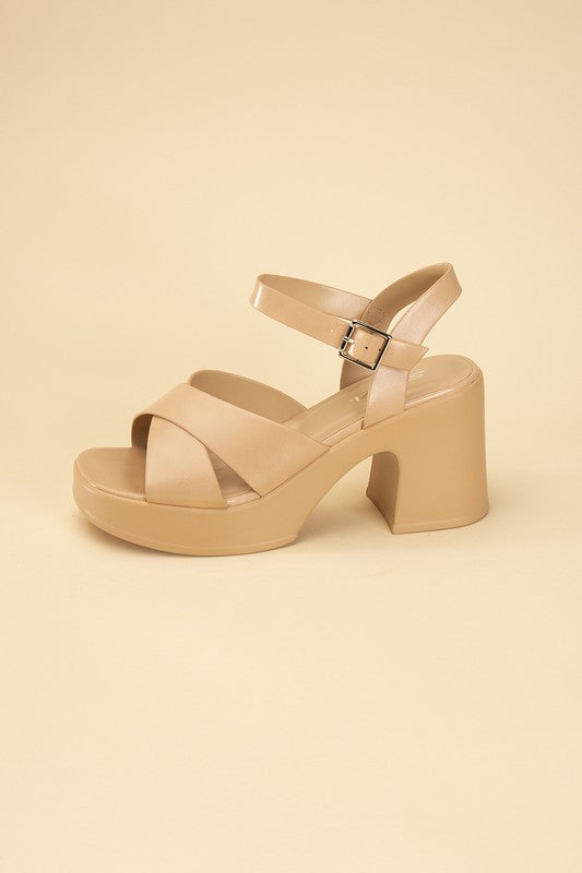 Touch-S Crisscross Sandal Heels Fortune Dynamic