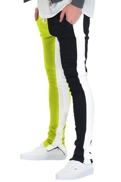 Men's Slice Two Tone Color Block Joggers