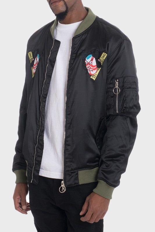 DOGTOWN Embroidered Men's Bomber Jacket