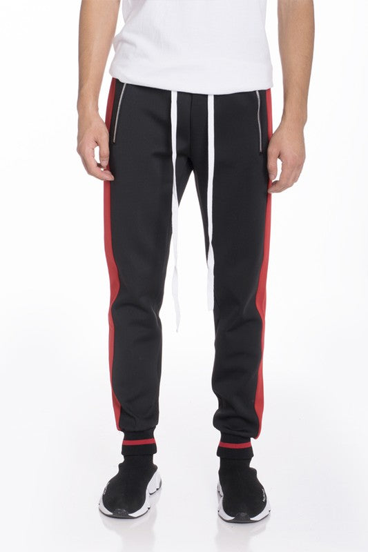 Weiv Men's Heavy Weight Single Stripe Jogger