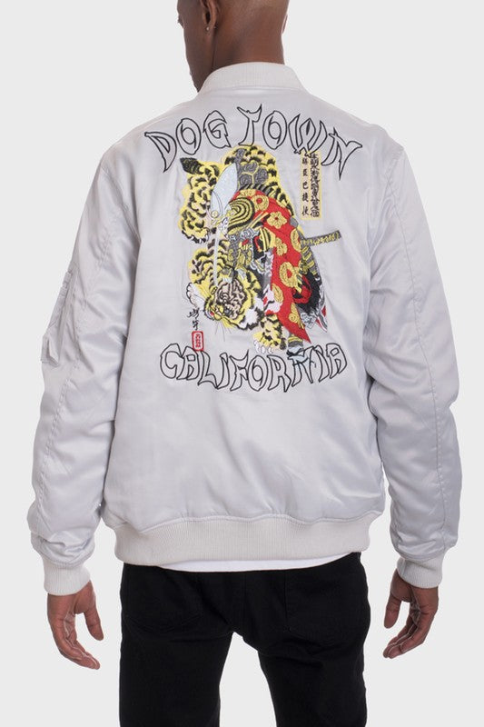 DOGTOWN Embroidered Men's Bomber Jacket