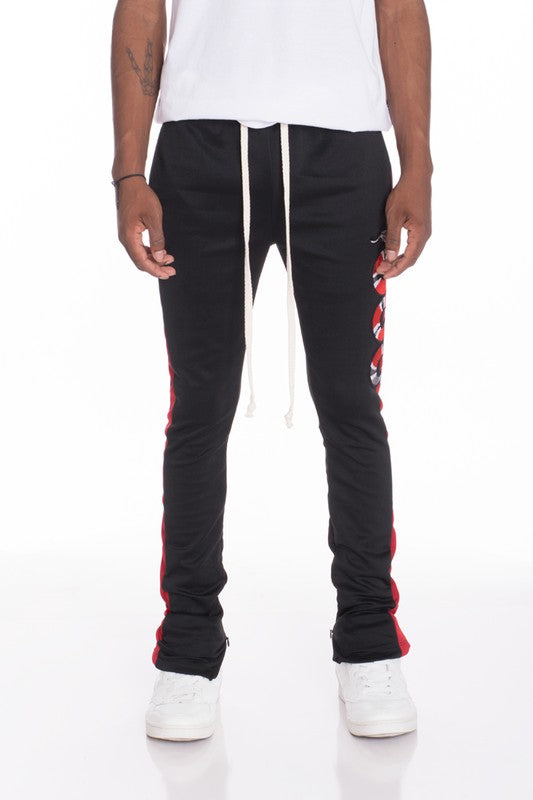 Men's Snake Patched Track Pants