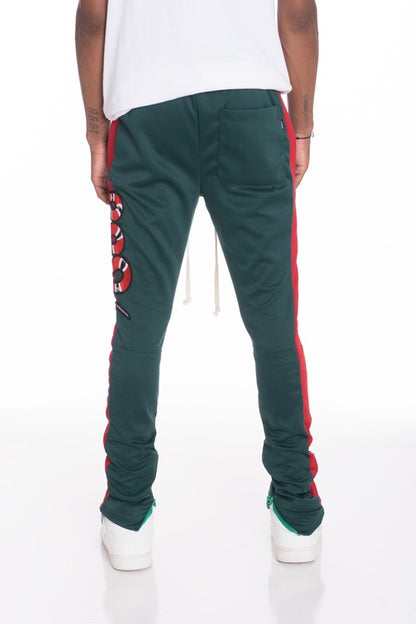 Men's Snake Patched Track Pants