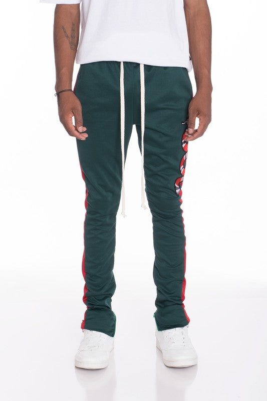 Men's Snake Patched Track Pants