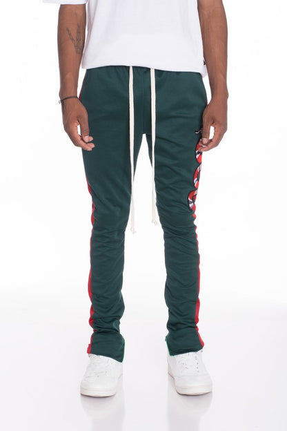 Men's Snake Patched Track Pants