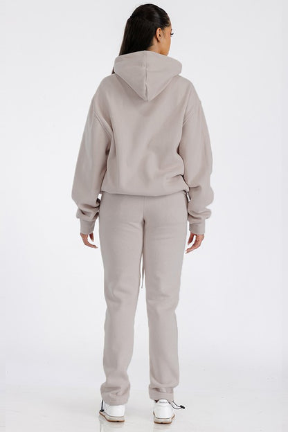 Unisex Premium Cotton Blend Hoodie & Toggle Pant Set