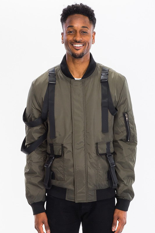 Men's Utility Strap Jacket