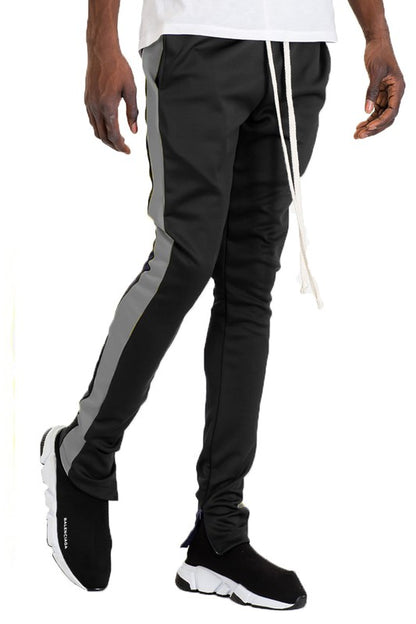 Men's Slim Skinny stripe Design Track Pant Joggers