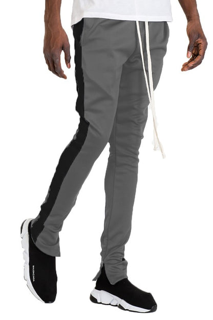 Men's Slim Skinny stripe Design Track Pant Joggers