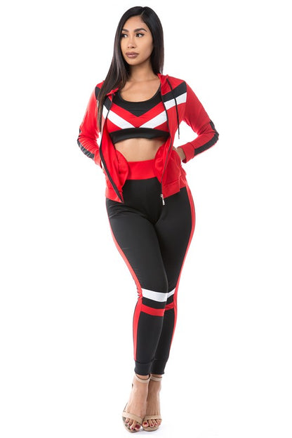 3 Piece Sporty Legging Set