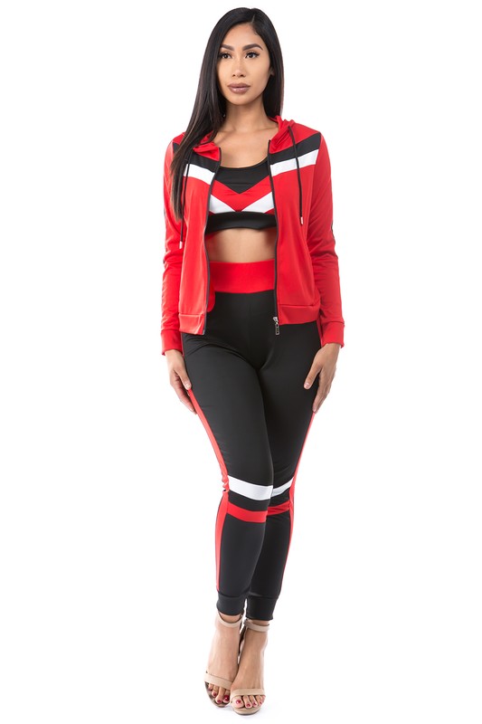 3 Piece Sporty Legging Set