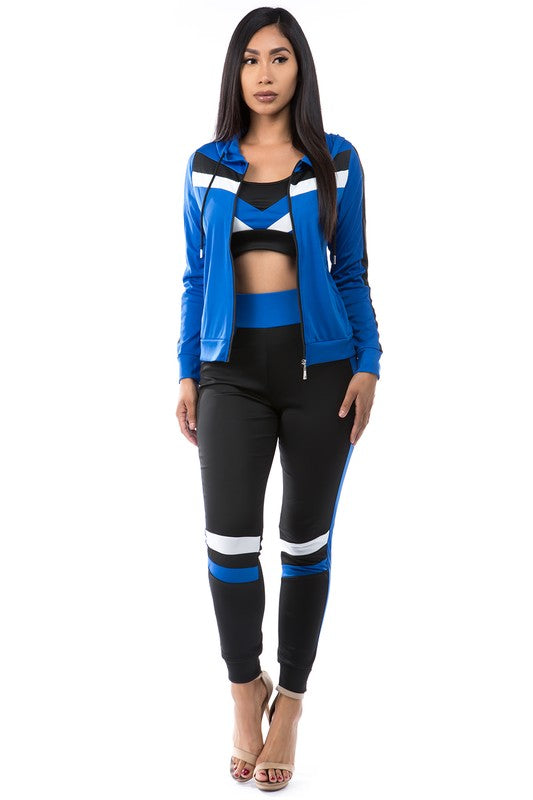 3 Piece Sporty Legging Set