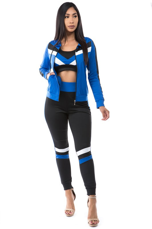 3 Piece Sporty Legging Set