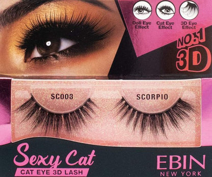 Ebin New York 3D Sexy Cat Eyelashes