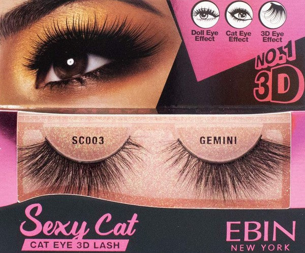 Ebin New York 3D Sexy Cat Eyelashes