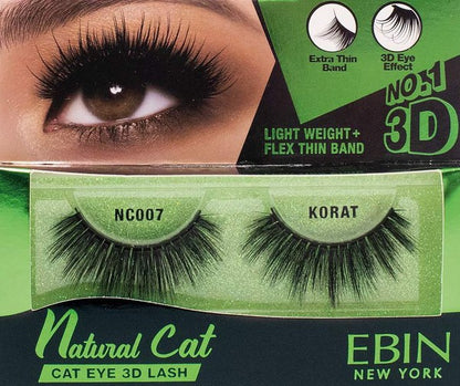 Ebin New York 3D Natural Cat Eyelashes