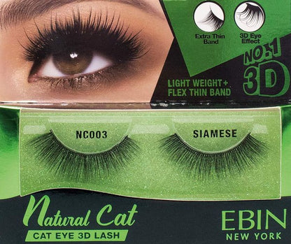 Ebin New York 3D Natural Cat Eyelashes