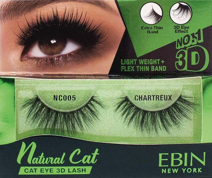 Ebin New York 3D Natural Cat Eyelashes