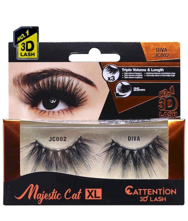 Ebin New York 3D XL Majestic Cat Eyelashes