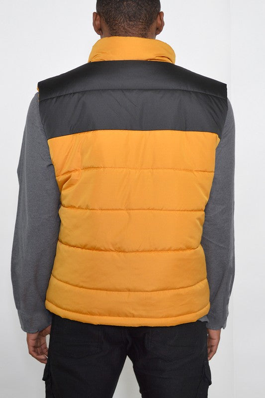 Men's Padded Winter Two Tone Vest