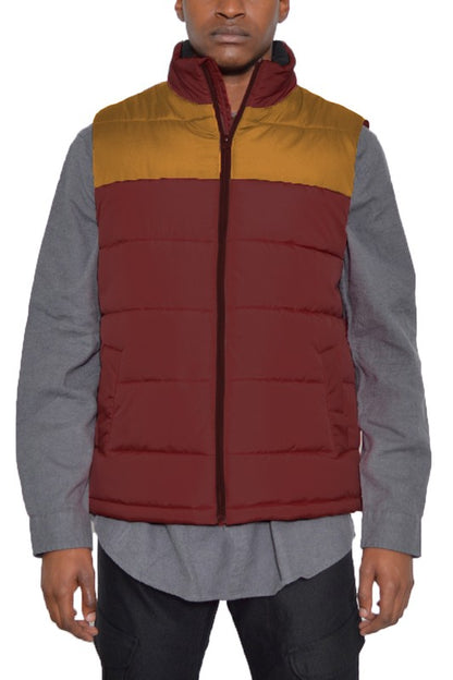 Men's Padded Two Tone Vest