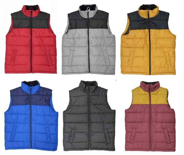 Men's Padded Two Tone Vest