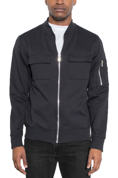 Cotton Zip Up Light Weight Men's Jacket