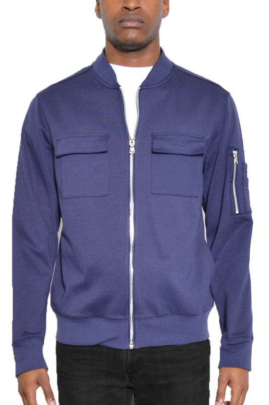 Cotton Zip Up Light Weight Men's Jacket