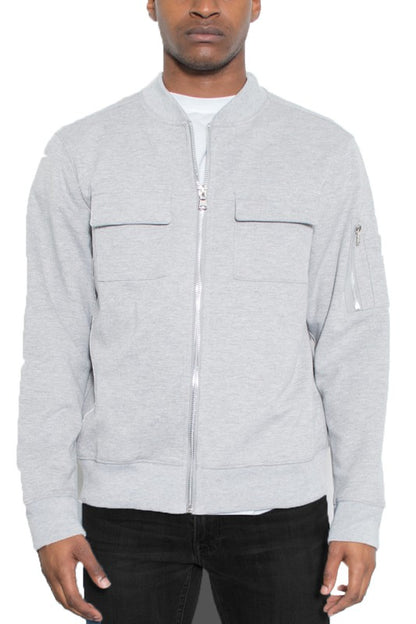 Cotton Zip Up Light Weight Men's Jacket