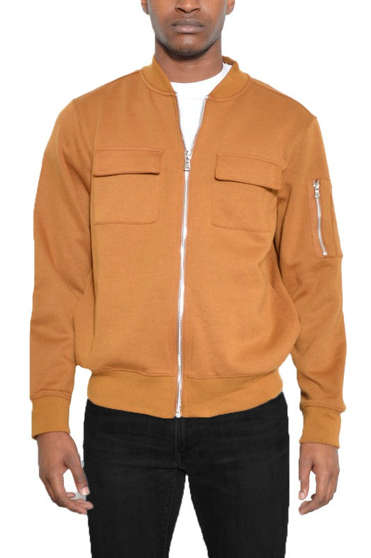 Cotton Zip Up Light Weight Men's Jacket