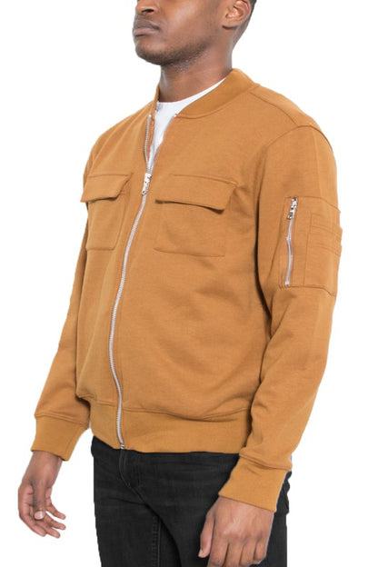 Cotton Zip Up Light Weight Men's Jacket