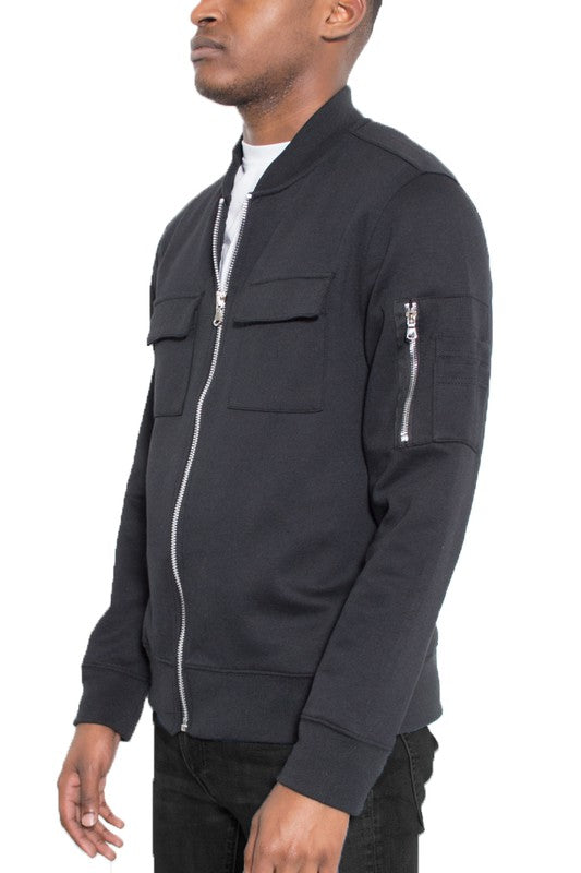 Cotton Zip Up Light Weight Men's Jacket