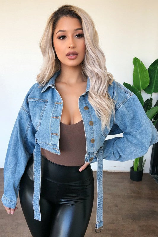 Cropped Denim Jacket