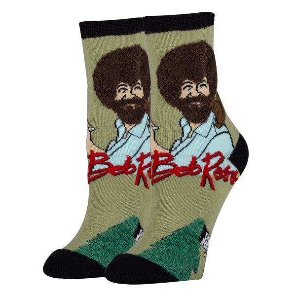 Painting Bob Ross - Funny Socks