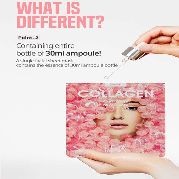 10 Pack-Collagen 7 Synergy Impact Mask