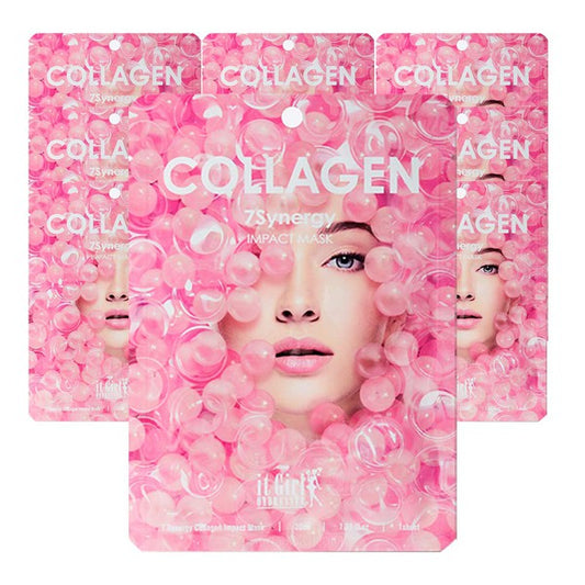 10 Pack-Collagen 7 Synergy Impact Mask