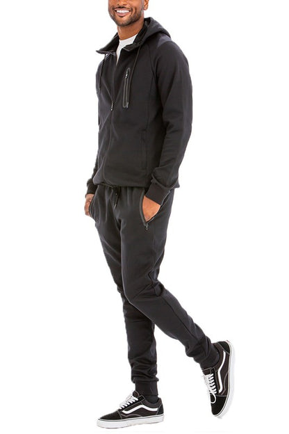 Men's Full Zip Sweat Pant Sweat Set