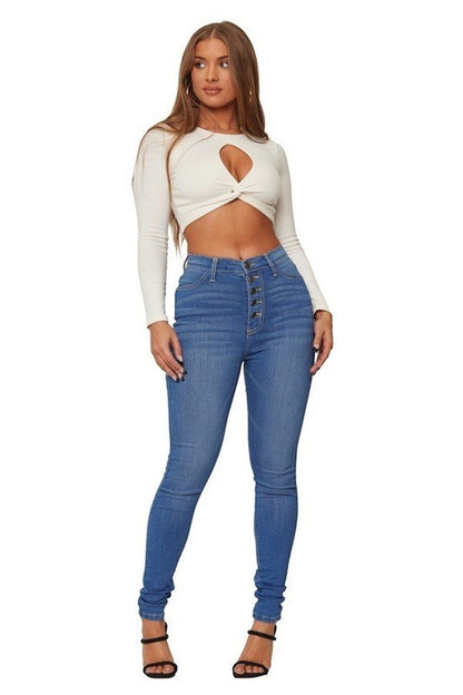 High Rise Skinny Jean