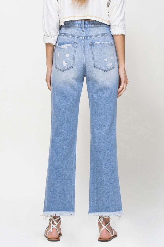 90's Vintage Ankle Flare Jeans