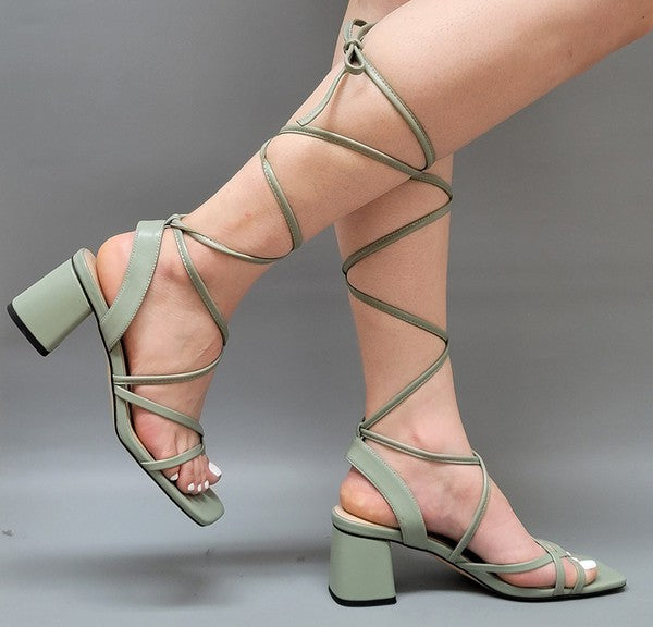 NU IVY Strappy Heel Sandals Stella Shoes