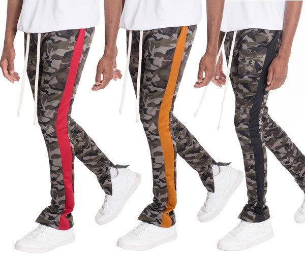 Men's Neutral Black Camo Pants