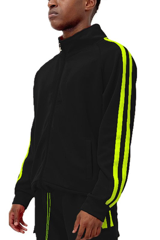 Men's Two Stripe Track Jacket