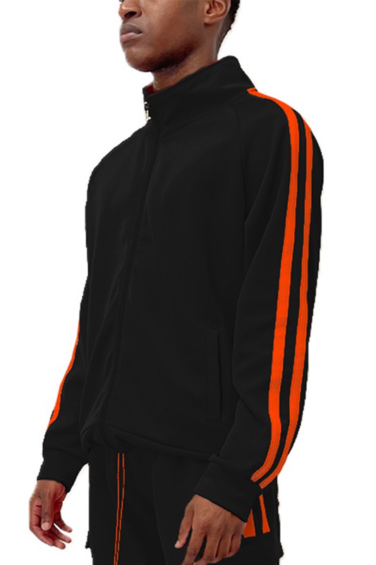 Men's Two Stripe Track Jacket