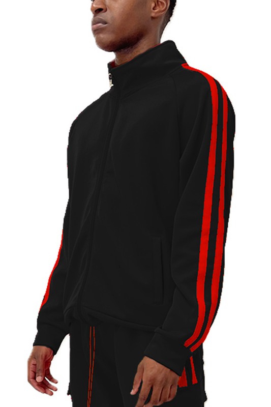 Men's Two Stripe Track Jacket