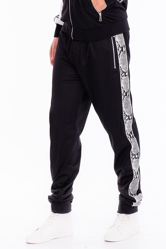 Men's Snake Print Track Suit