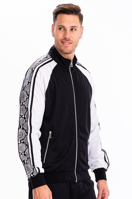 Men's Snake Print Track Suit