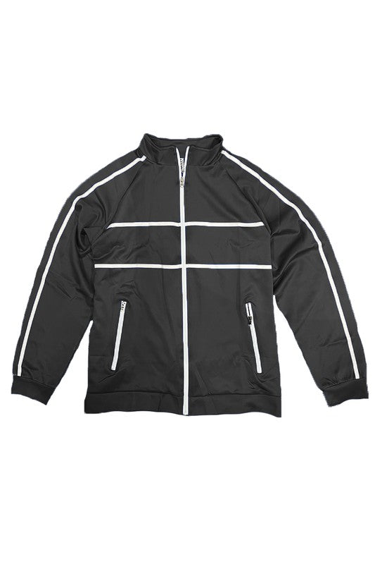 Men's Stripe Track Jacket